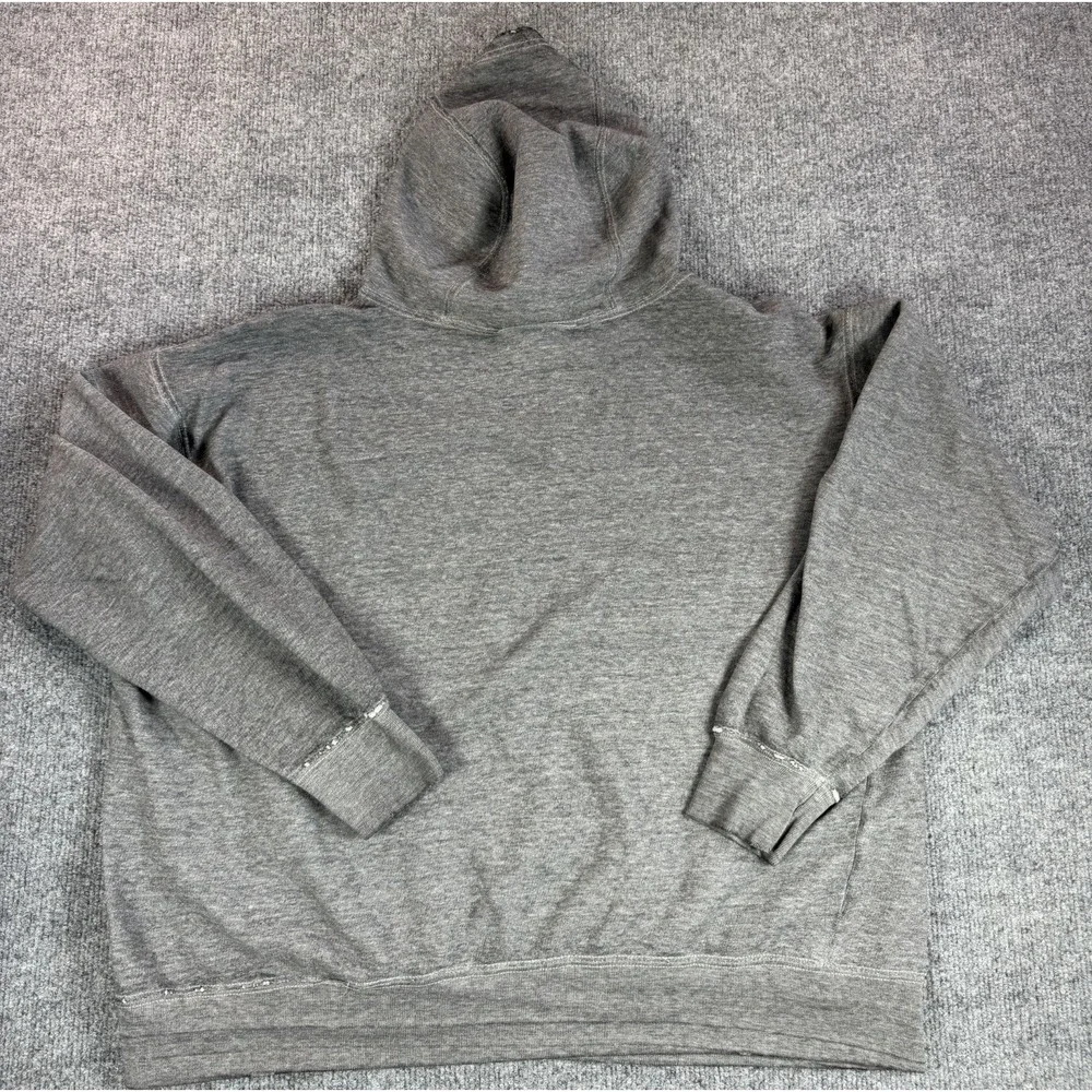 Vintage G-III Notre Dame Fighting Irish Gray Hoodie Sweatshirt Licensed Size S